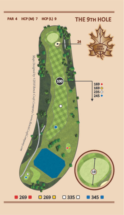 Hole 9 - Undercover - Oak Crest Golf Course