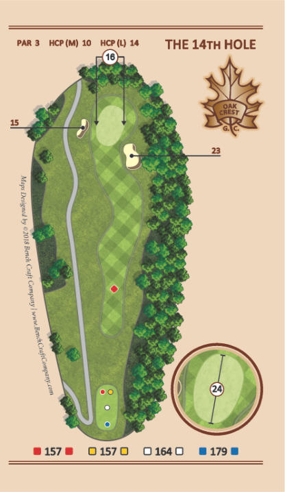 Hole 14 - Mischievous - Oak Crest Golf Course