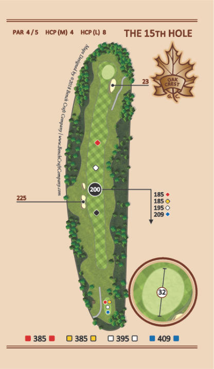 Hole 15 - Colossal - Oak Crest Golf Course